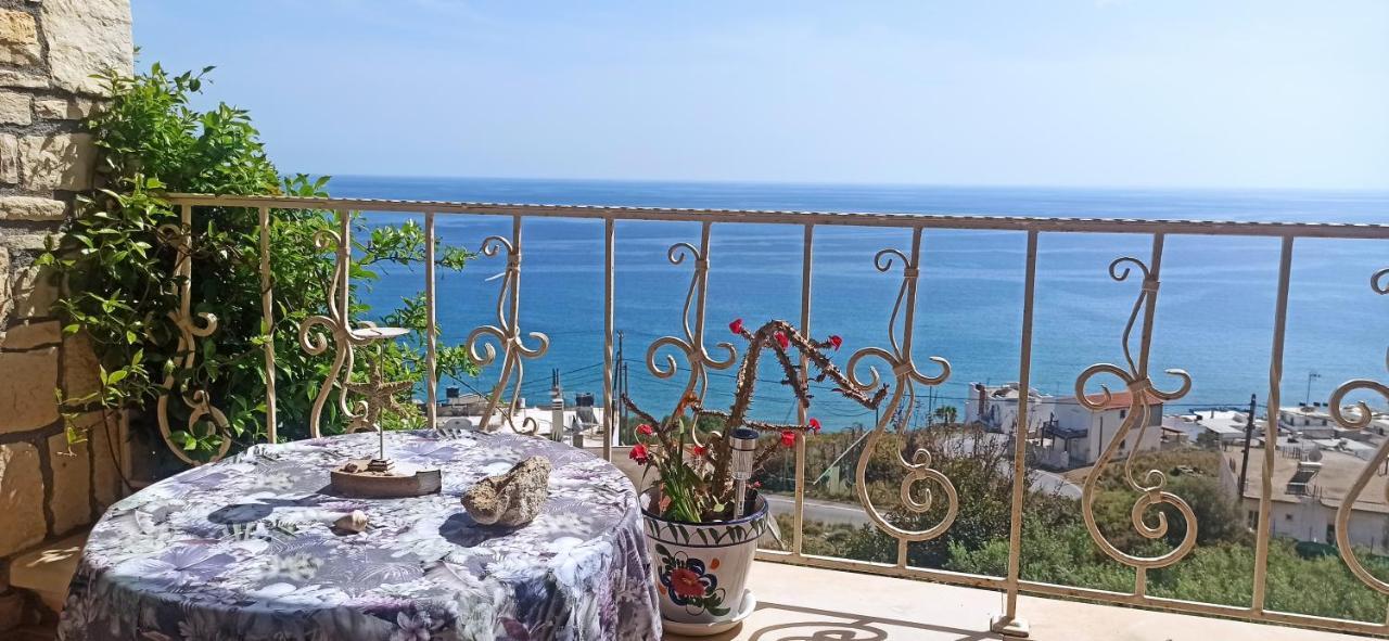 Elouthia Residence With Sea View And Hot Tub Tsoutsouros  Ngoại thất bức ảnh